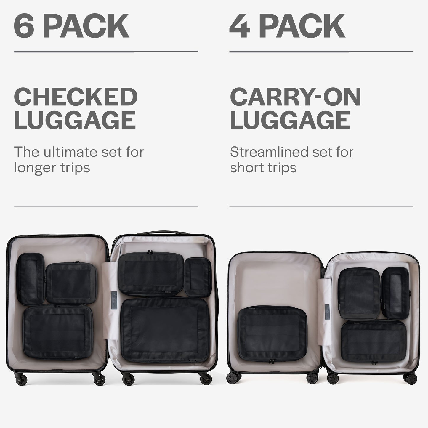 Black 4-pack 6-pack