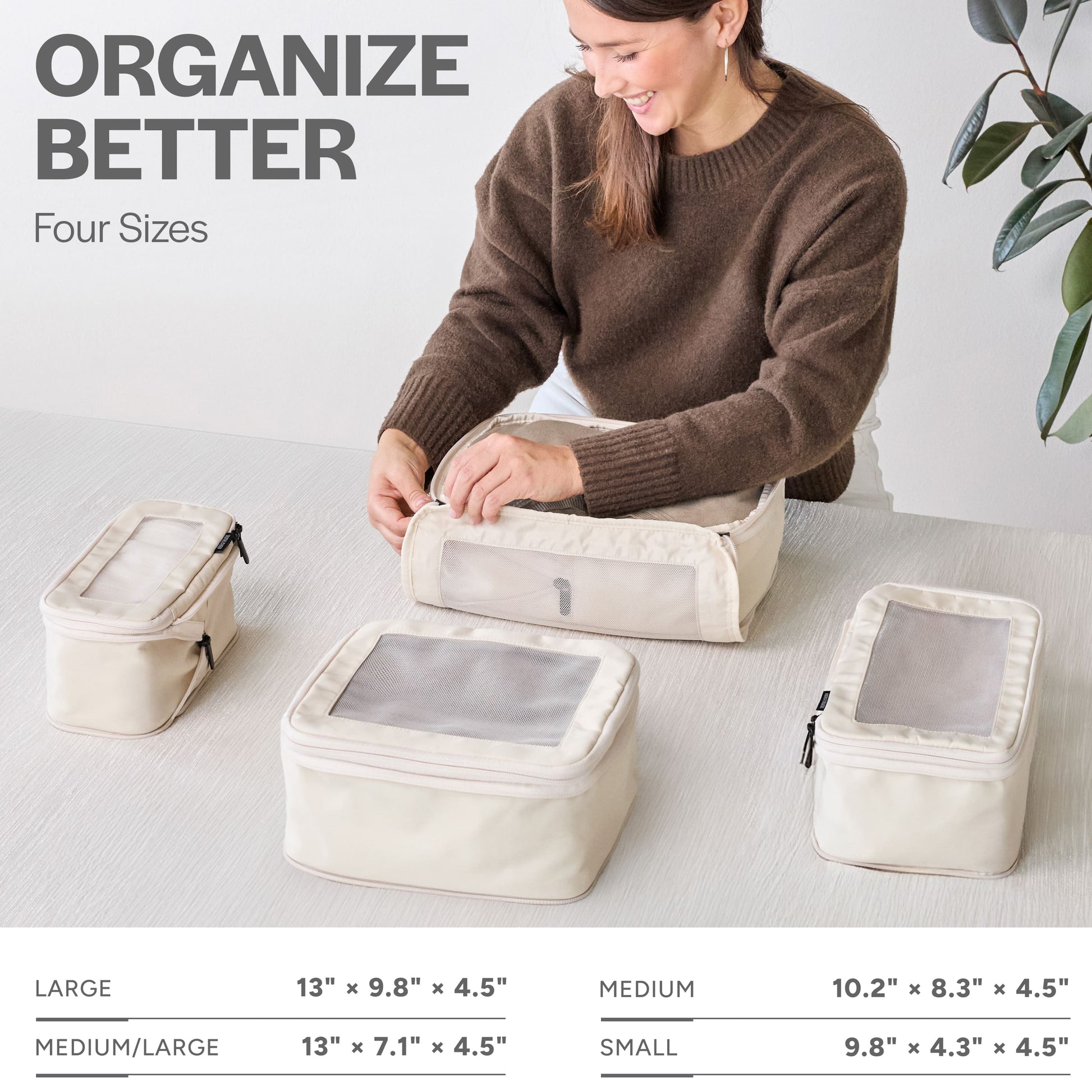 Beige 4-pack